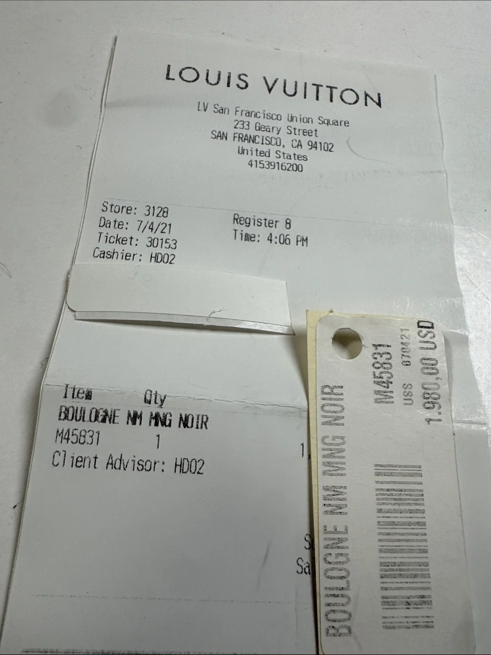 Louis Vuitton Monogram Boulogne Noir purse